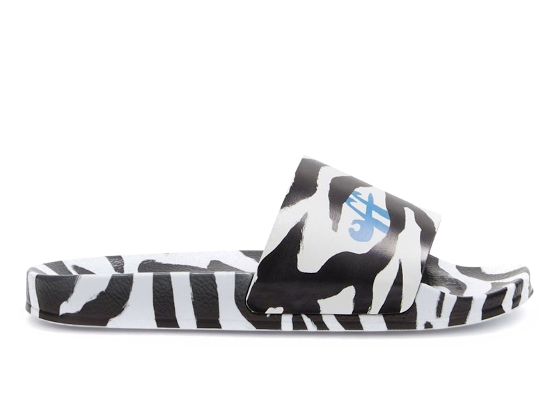 zebra print nike slides