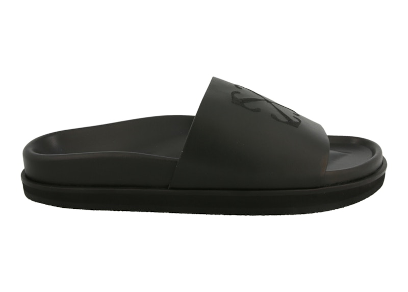 OFF-WHITE オフホワイト スライドサンダル POOL SLIDER OFF-WHITE (オフホワイト) ロゴ プリント スライドサンダル POOL