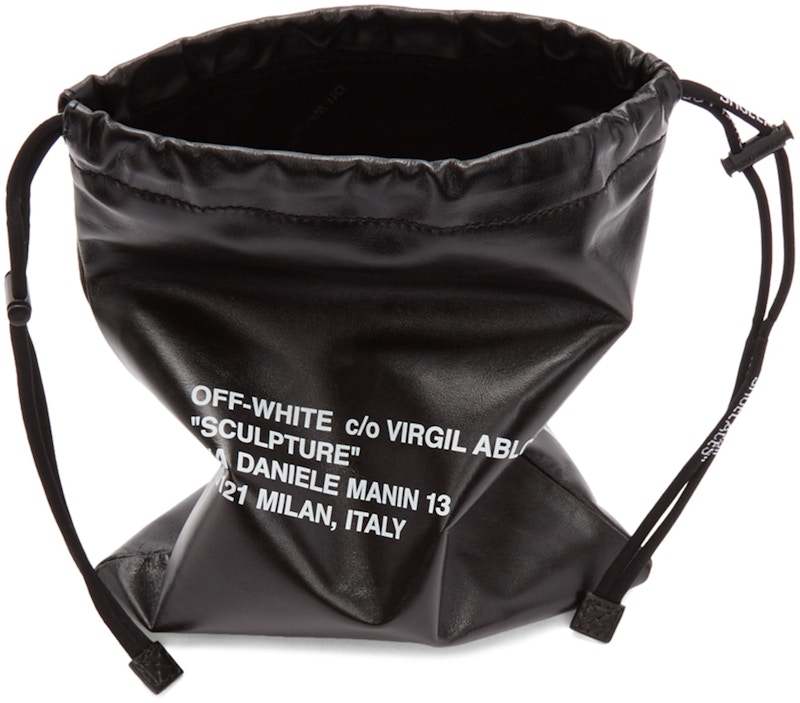 Off white discount sculpture bag black