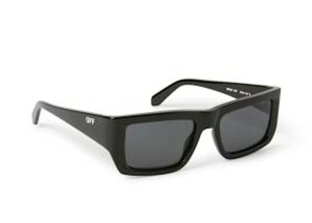 Pre-owned Off-white Prescott Sunglasses Black (oeri117s24pla0011007)
