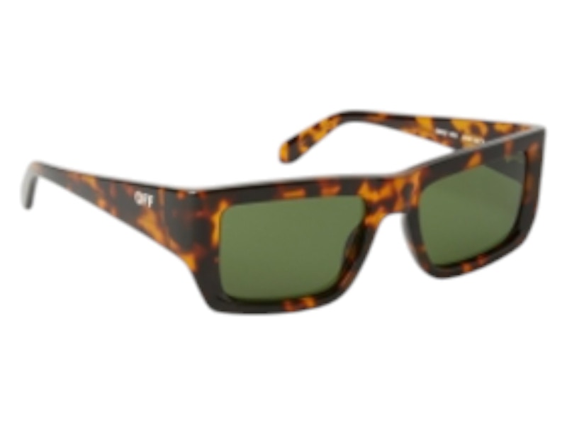 Pre-owned Off-white Offwhite Prescott Sunglasses In Havana Green (oeri117s24pla0016055/fr)