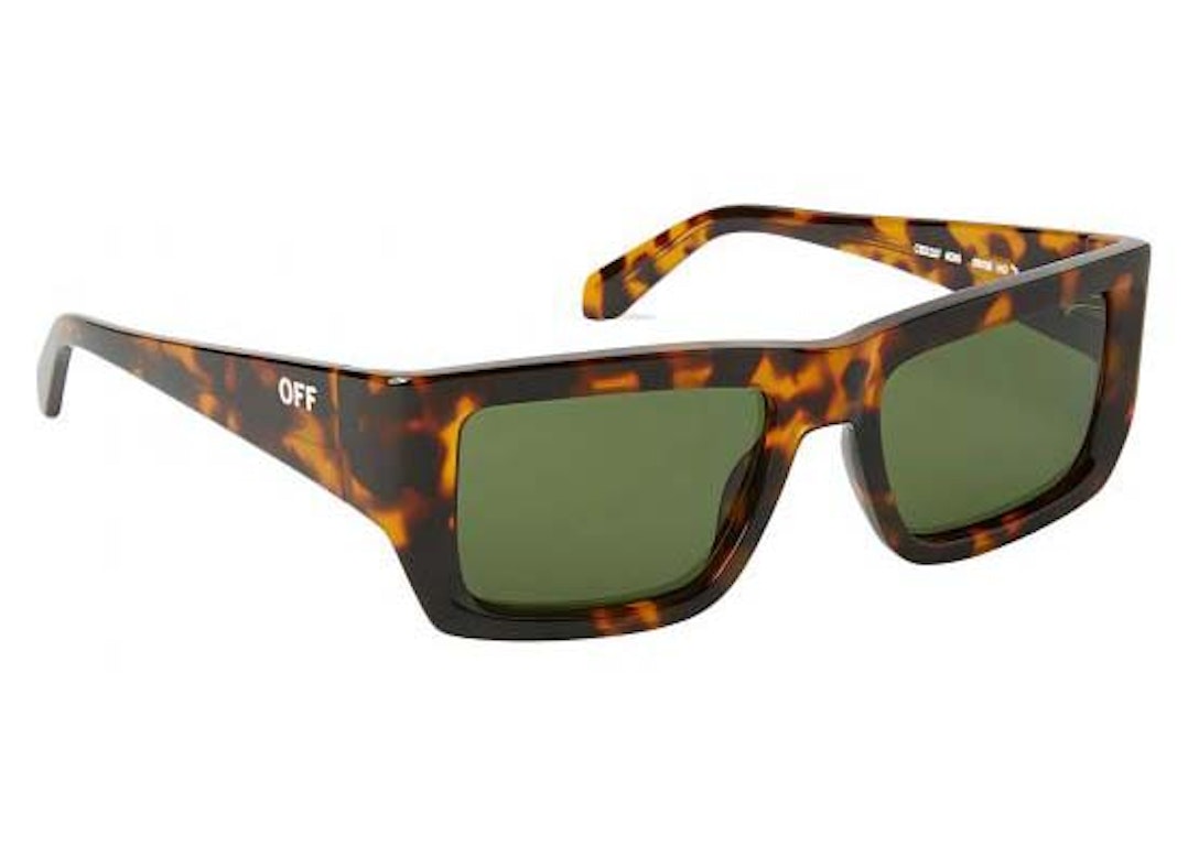 Pre-owned Off-white Prescott Sunglasses Havana (oeri117s24pla0016055)