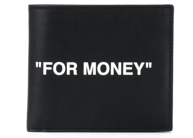 OFF-WHITE Printed Bi-Fold Wallet (4 Card Slot) 