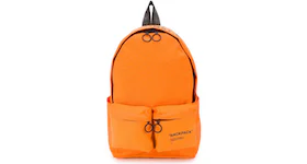 OFF-WHITE Printed Quote Backpack "BACKPACK" Orange/Black