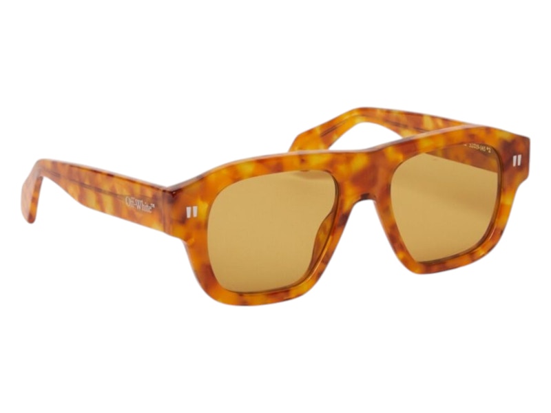 Pre-owned Off-white Offwhite Providence Sunglasses In Light Havana Camel (oeri134f24pla0016d62/fr)