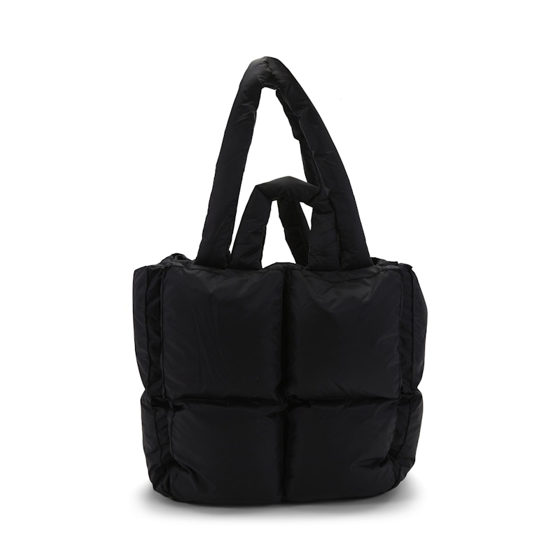 OFF WHITE Puffy Bag Nylon Small Anthracite in Nylon with Gunmetal US