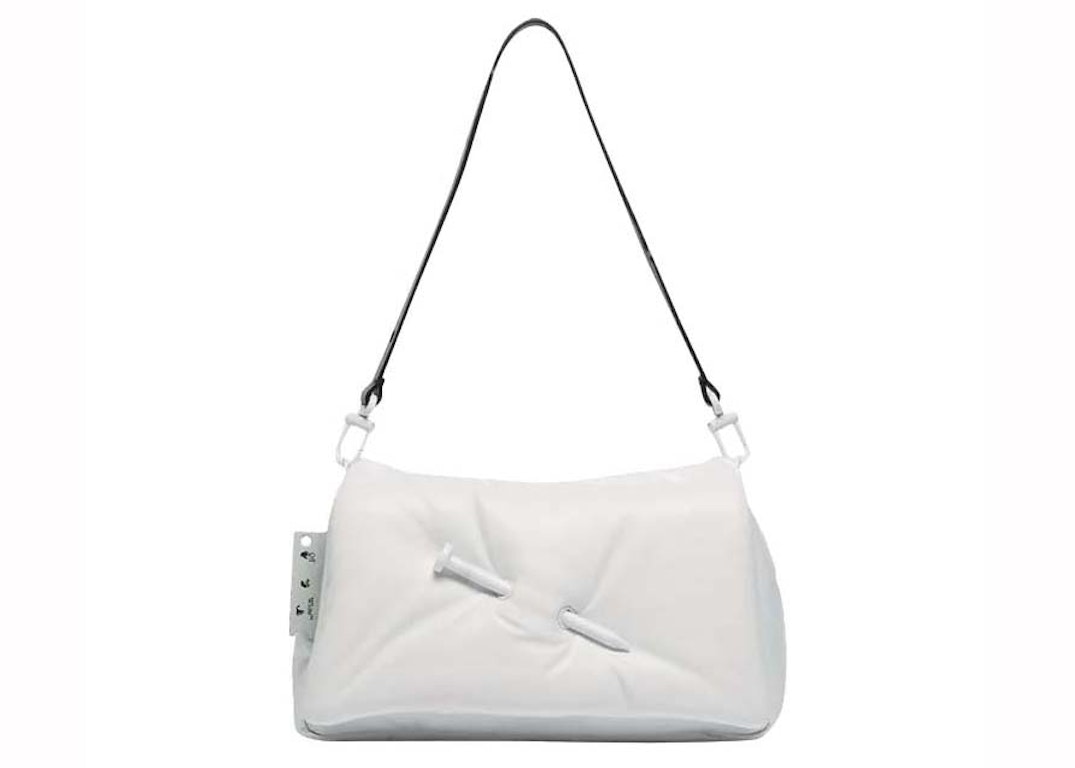 Pre-owned Off-white Puncture Bag White