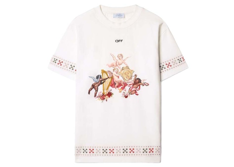 Pre-owned Off-white Men's Off Putti T-shirt In White