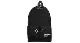 OFF-WHITE Quote Backpack Silver-tone Black/White