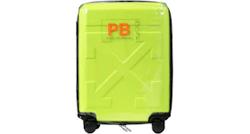 OFF-WHITE Quote Luggage "FOR TRAVEL" Fluo Yellow