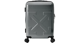 OFF-WHITE Quote Luggage "FOR TRAVEL" Grey
