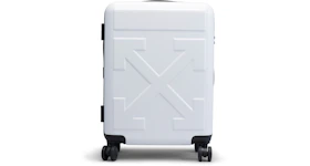 OFF-WHITE Quote Luggage "FOR TRAVEL" White
