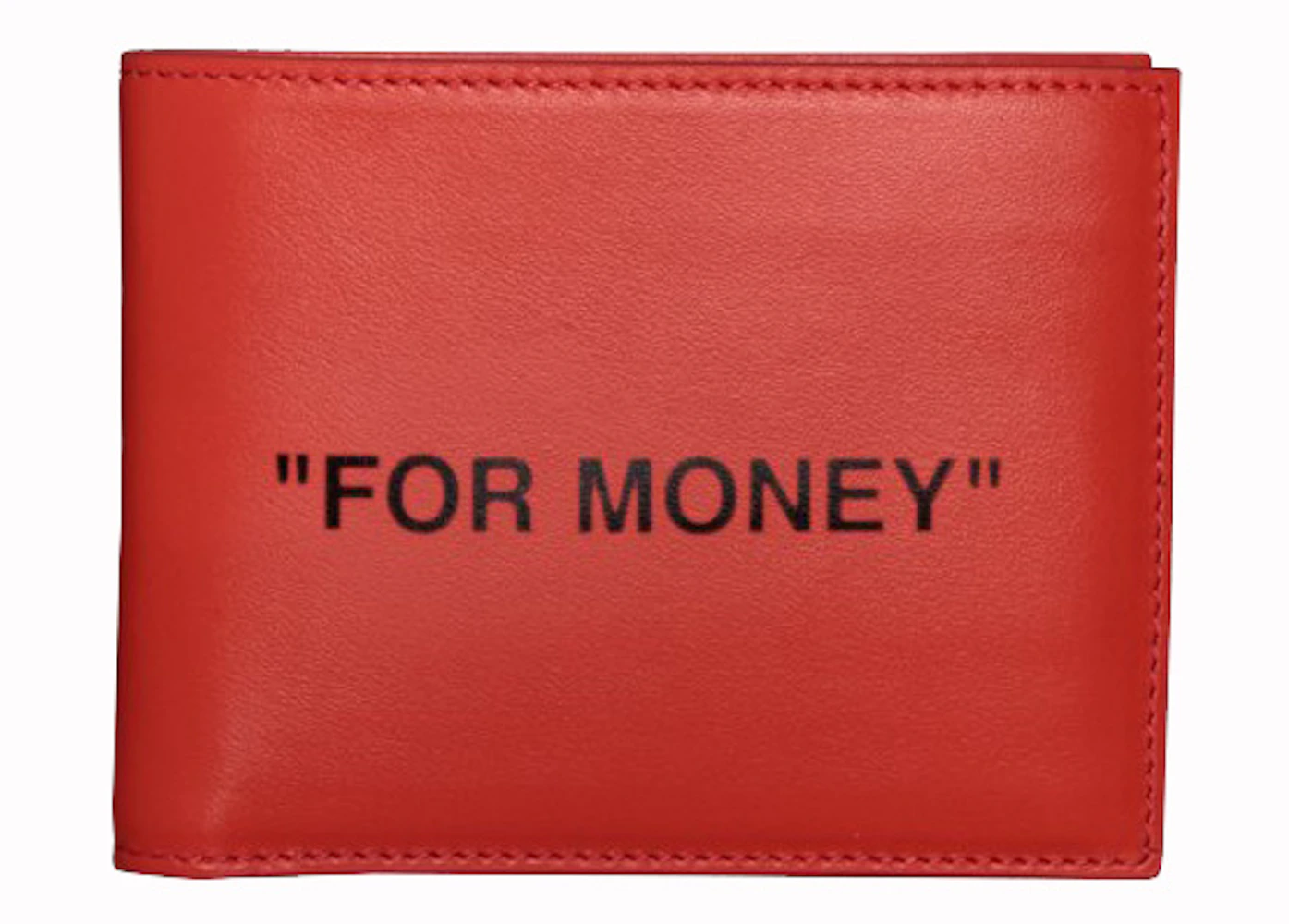 Off-White c/o Virgil Abloh Quote Bookish Bifold Wallet in Black