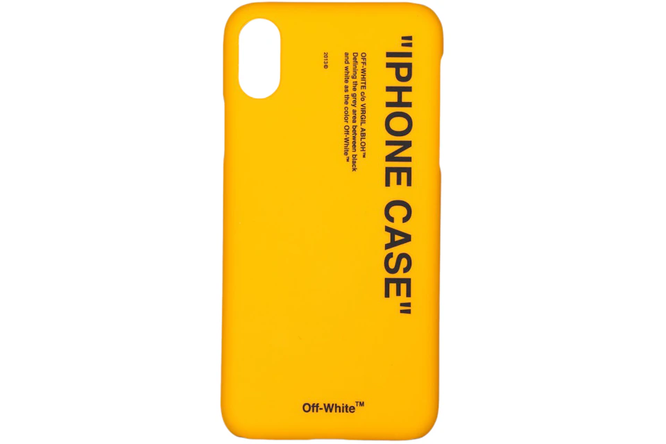 Off White Quote Iphone Xs Max Case Yellow Black Fw19 Off White Quote Iphone Xs Max Case Yellow Black Fw19