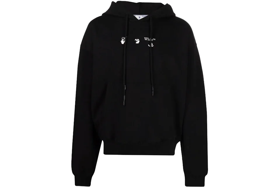 OFF-WHITE Red Marker Over Hoodie Black