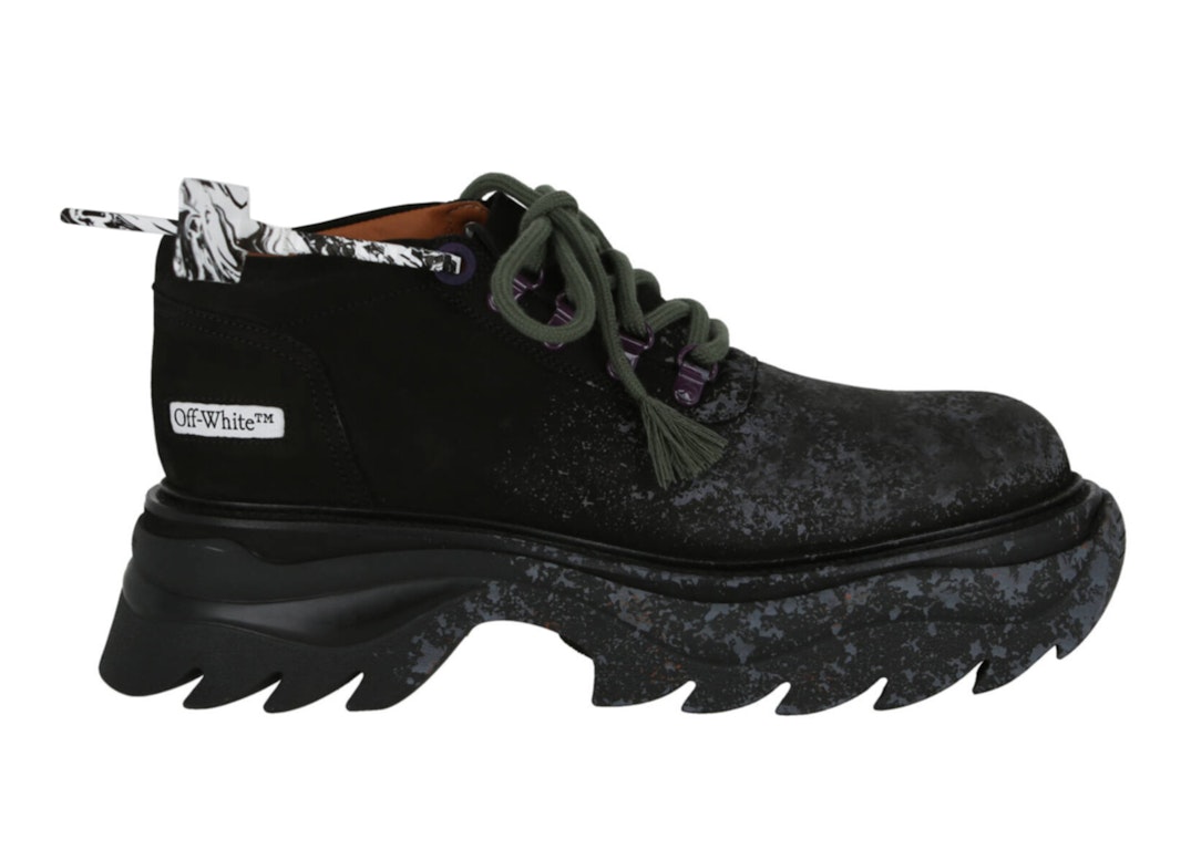 Pre-owned Off-white Rigid Sole Sneaker Black Grey In Black/grey