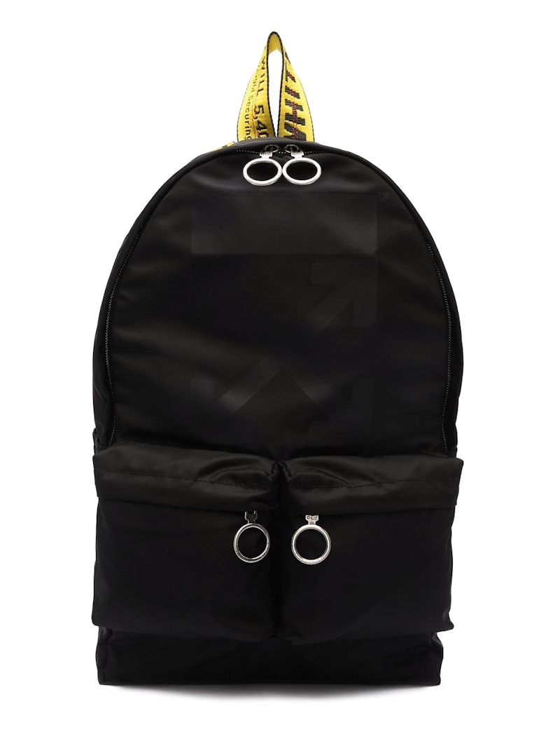 Off white backpack store black and yellow