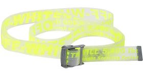OFF-WHITE Rubber Industrial Belt (SS19) Fluo Yellow
