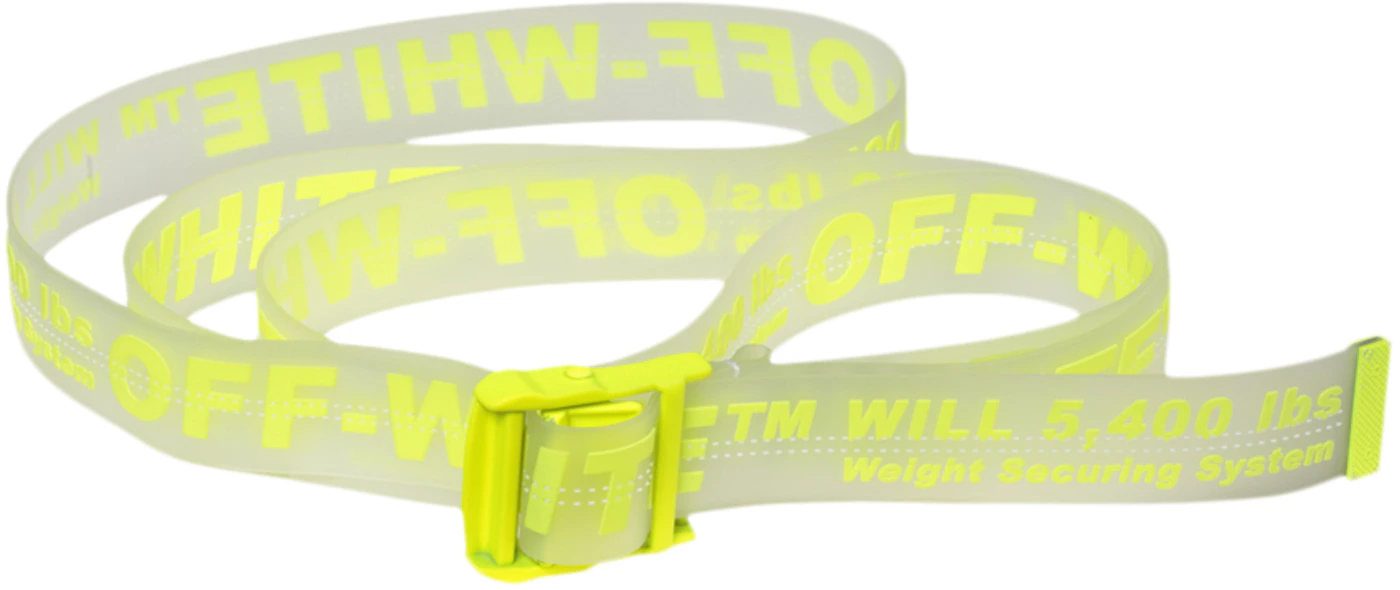 Off-White c/o Virgil Abloh Black And Transparent Rubber Industrial