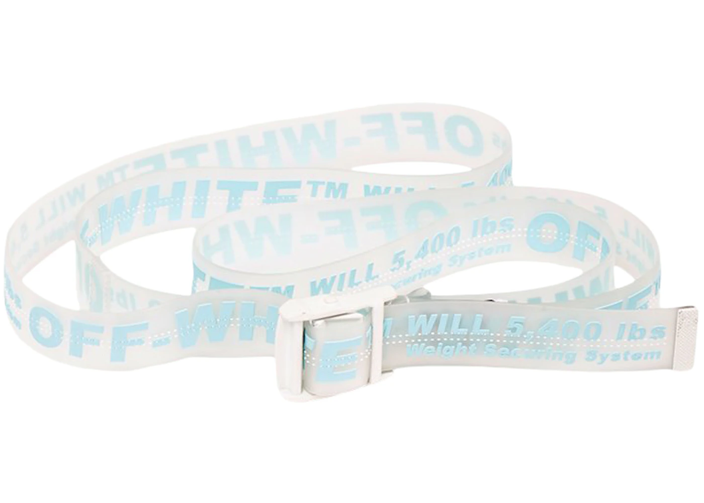 Off white industrial belt white Clearance