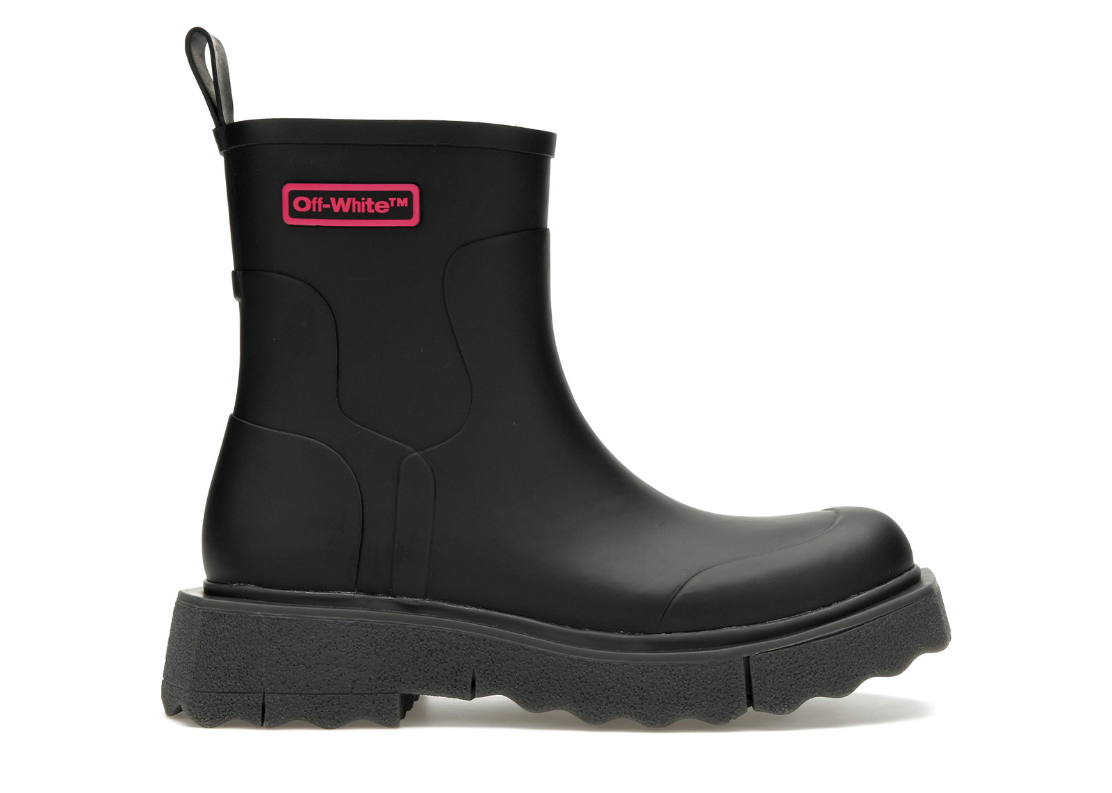 Off-White Calf Sponge leather chelsea boots - BLACK MILITARY