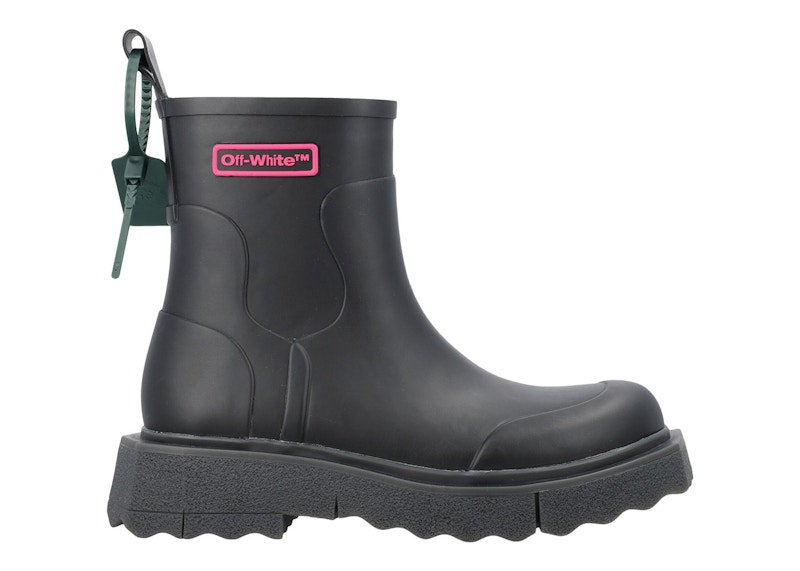 Off white wellington clearance boots