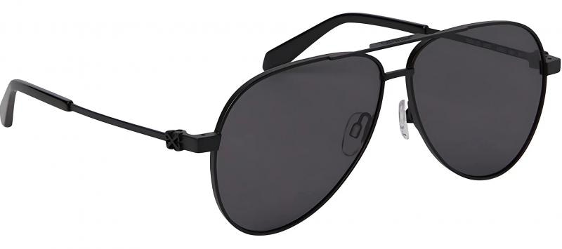 Pre-owned Off-white Offwhite Ruston L Sunglasses In Black (oeri122s24met0011007)