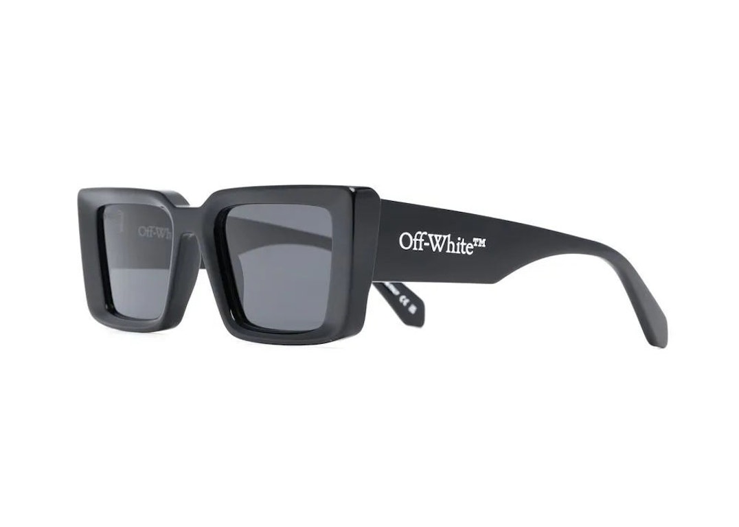 Pre-owned Off-white Savannah Sunglasses Black/dark Grey (oeri064s23pla0011007)