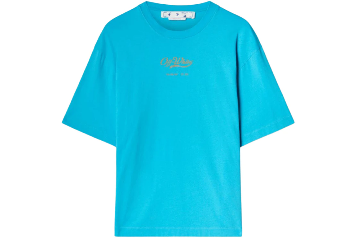 OFF-WHITE Script Logo Opp Over Skate S/S Tee Light Blue - SS23 - MX