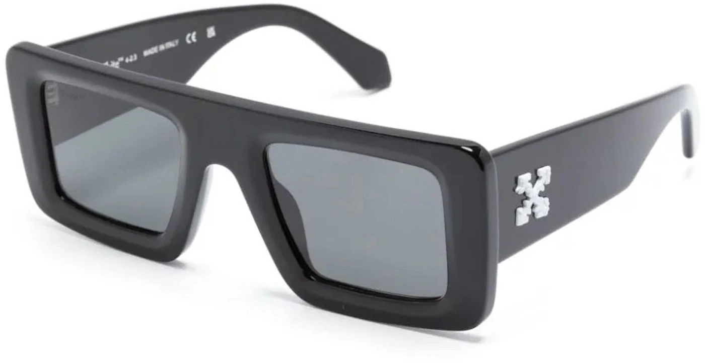 OFF-WHITE Seattle Sunglasses Black (OERI069C99PLA0011007) in Acetate ...