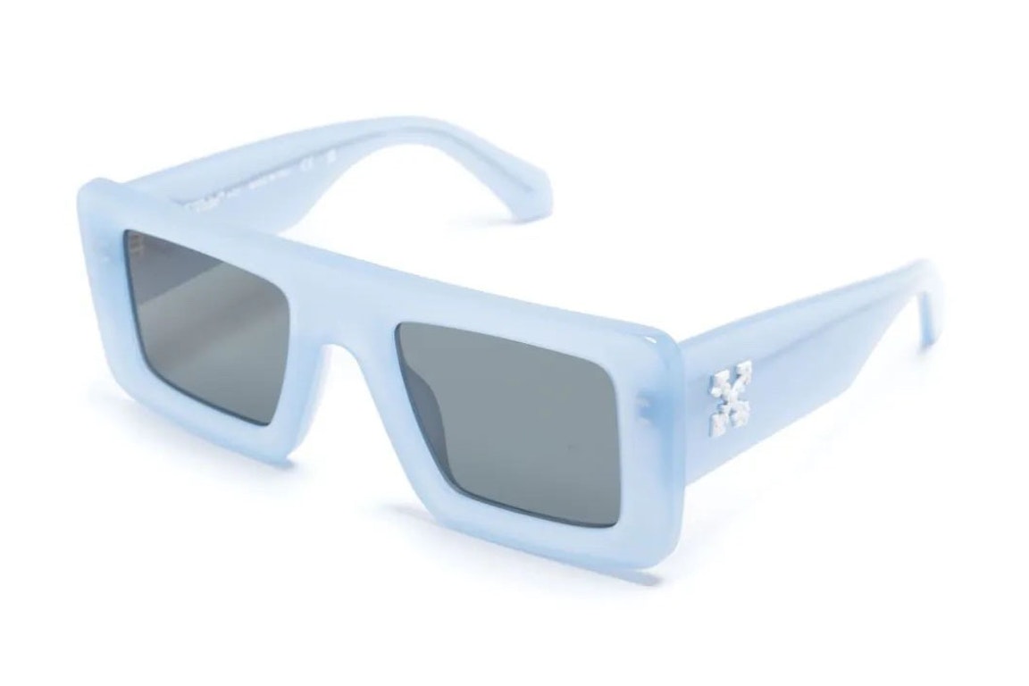Pre-owned Off-white Seattle Sunglasses Blue (oeri069c99pla0014007)