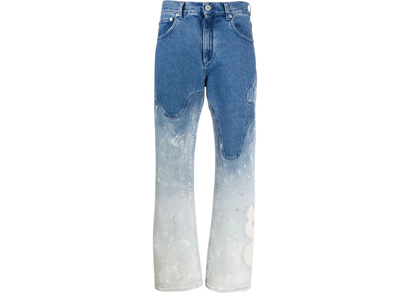 Bleached baggy jeans Clearance