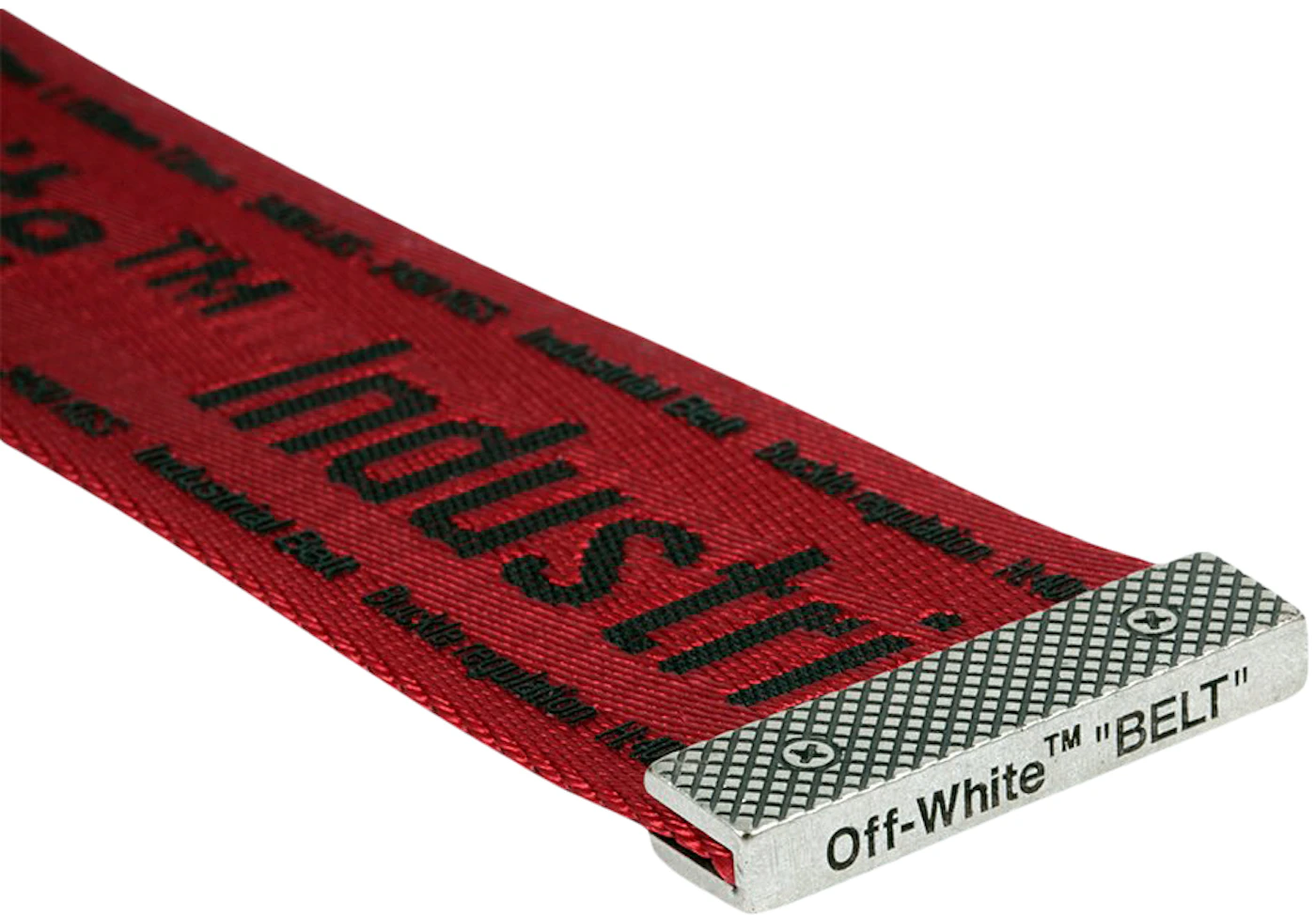 Off-White's Industrial Belt Red – Court Order