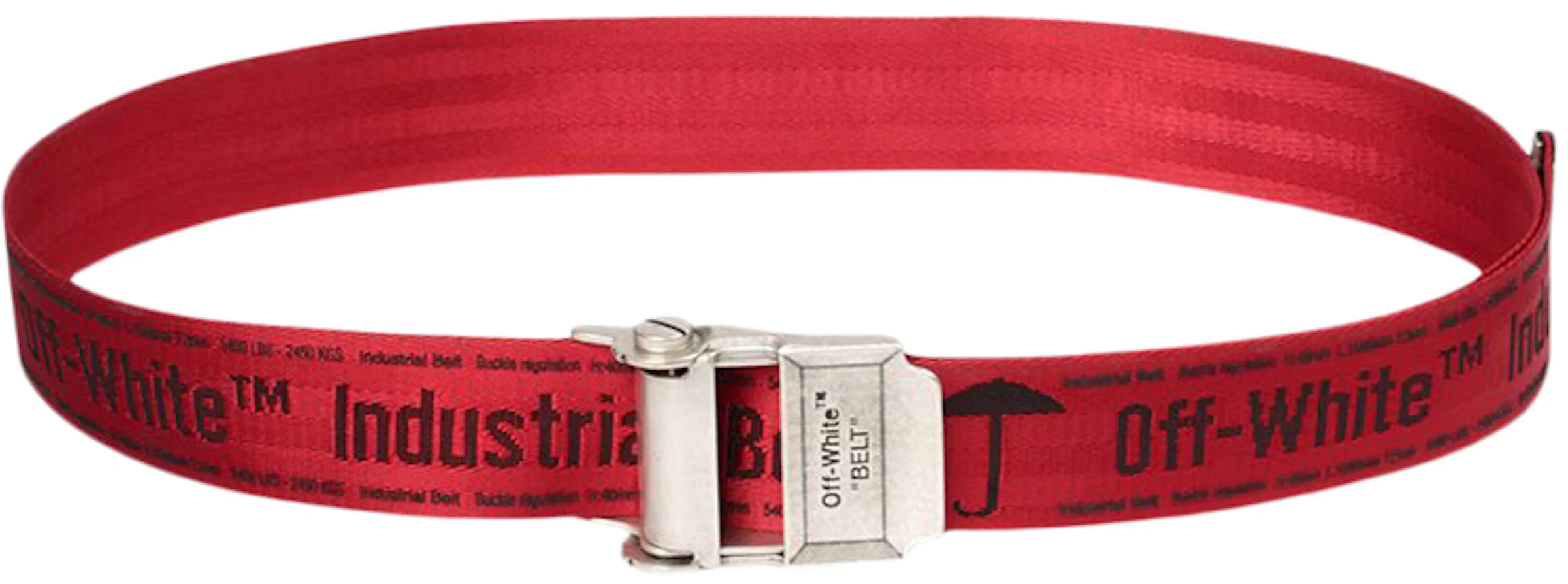 OFF-WHITE Short 2.0 Industrial Belt Red/Black/No Color - SS20 - US