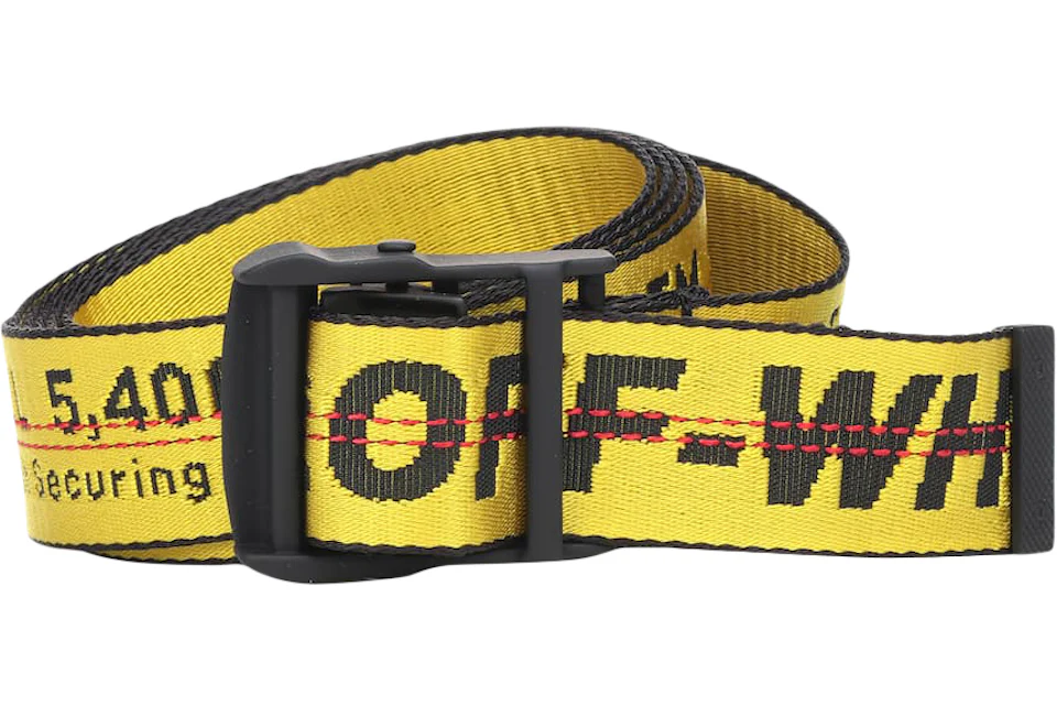 OFF-WHITE Short Industrial Belt Yellow/Black