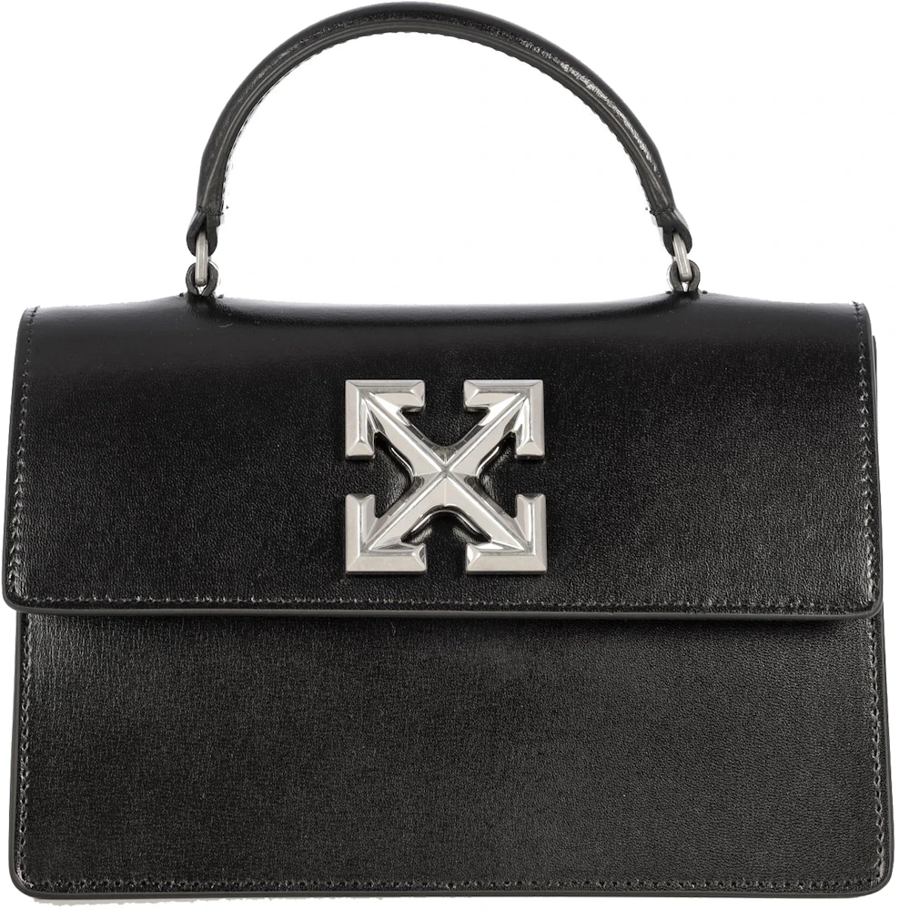 OFF-WHITE Shoulder Bag Leather Black in Leather with Silver-tone - US