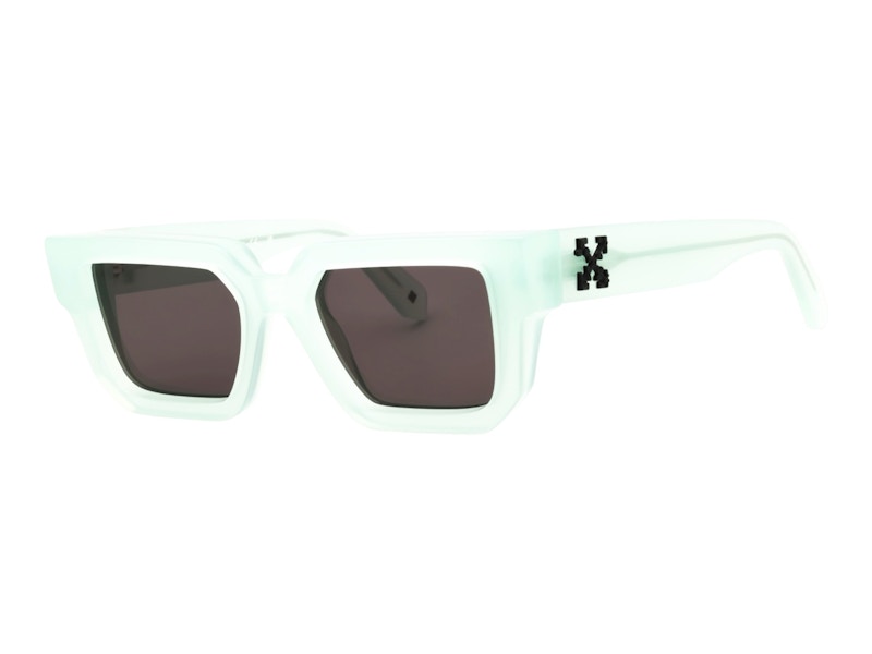 Pre-owned Off-white Offwhite Silverstone Sunglasses In Sage Dark Grey (oeri146s25pla0015307)