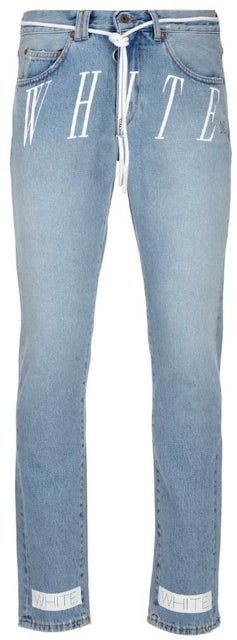 Louis Vuitton Bleached Denim Jeans Blue. Size 36