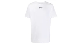 OFF-WHITE Slim Fit Airport Tape Print T-Shirt White