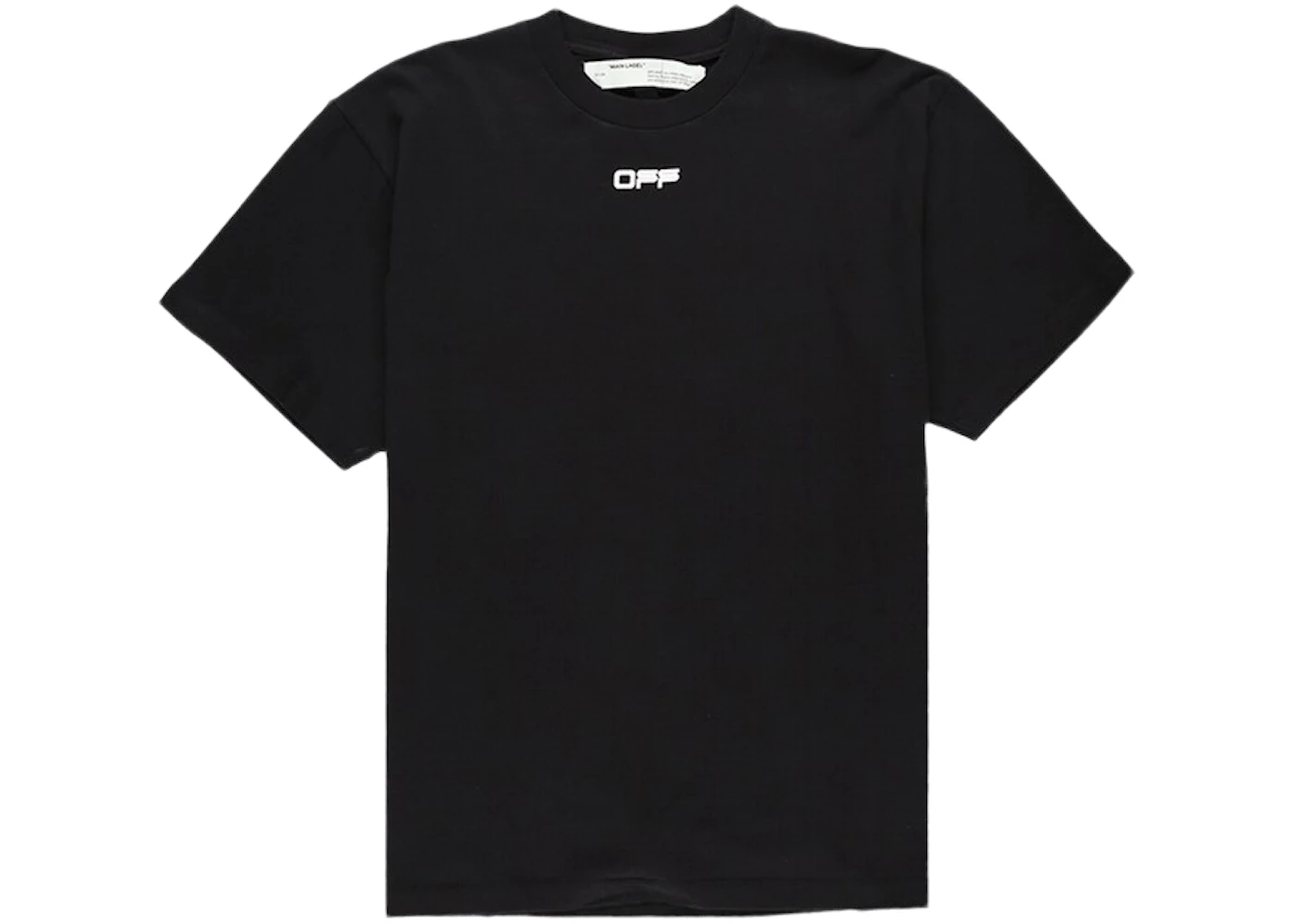 OFF-WHITE Slim Fit Airport Tape T-Shirt Black Men's - SS20 - US