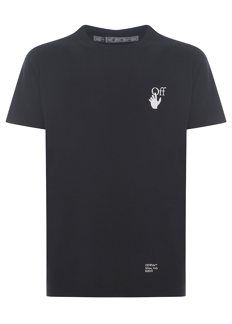 OFF-WHITE Slim Fit Caravaggio Saint Jerome Writing Arrows T-Shirt