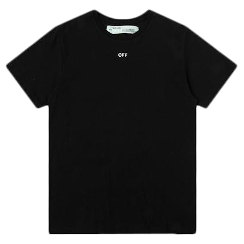 off white shirt black white