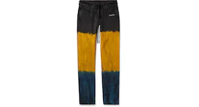 OFF-WHITE Slim Fit Dip Dyed Denim Jeans Black/Saffron/Storm Blue