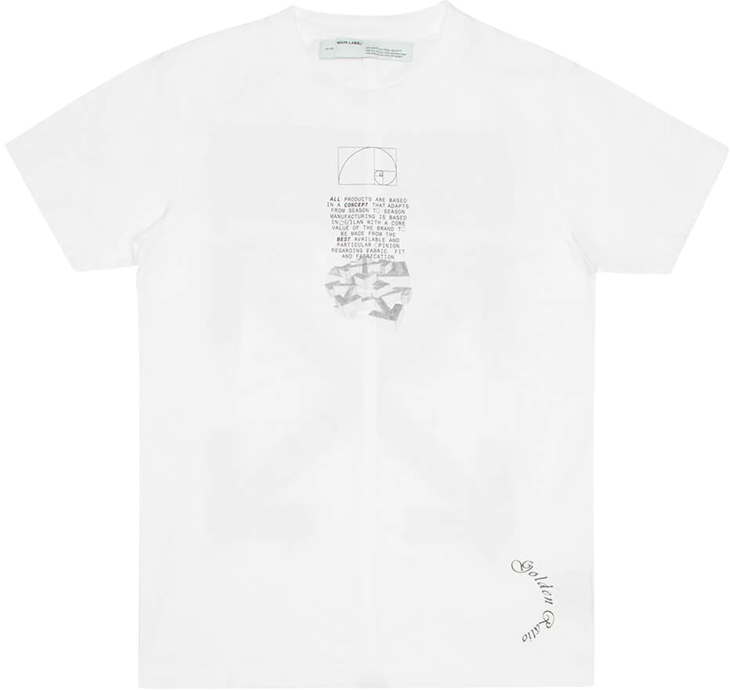OFF-WHITE Slim Fit Dripping Arrows T-Shirt White/Black Men's - SS20 - US