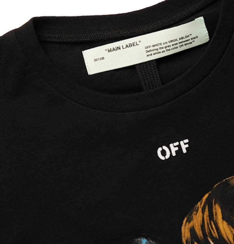 off white t shirt label