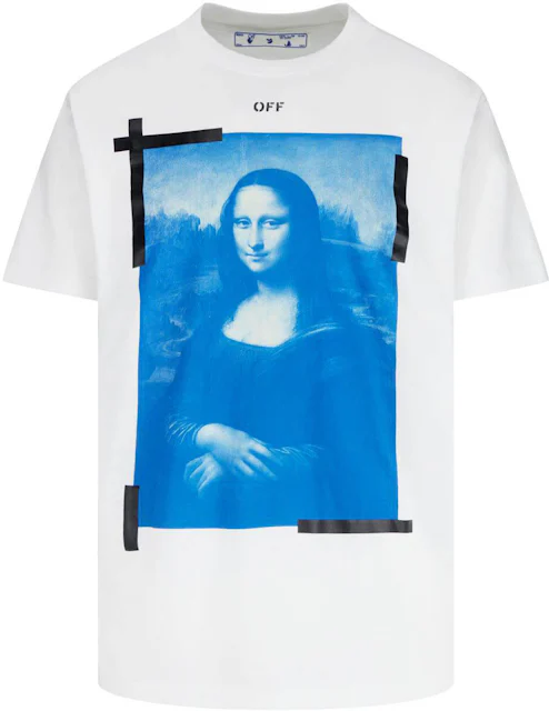 OFF-WHITE Slim Fit Mona Lisa Print T-shirt White Men's - SS21 - US