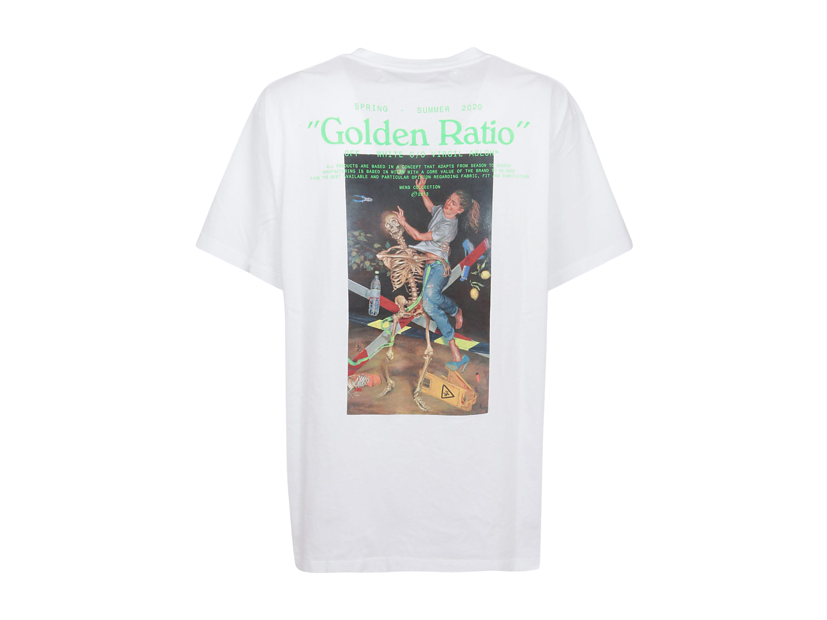OFF-WHITE Slim Fit Pascal Painting T-Shirt White/Multicolor メンズ