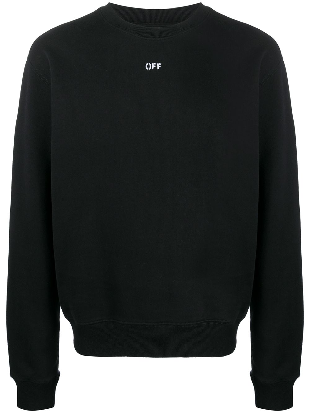 slim fit black sweatshirt