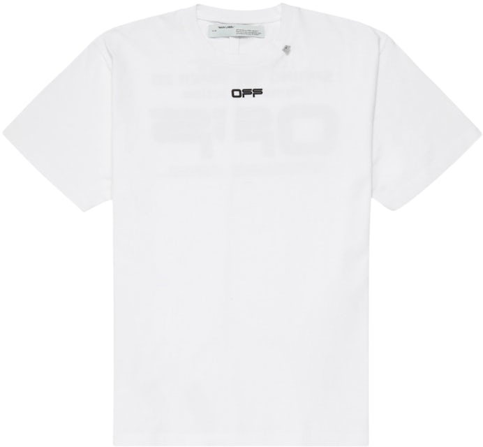 OFF-WHITE Slim Fit Wavy Line T-Shirt White/Black - US