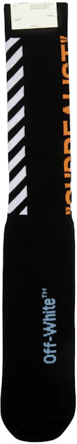 værdig Devise øverste hak OFF-WHITE Smets Socks (SS19) Black/Orange - SS19